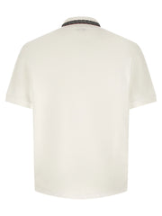 Versace White Cotton Polo Shirt