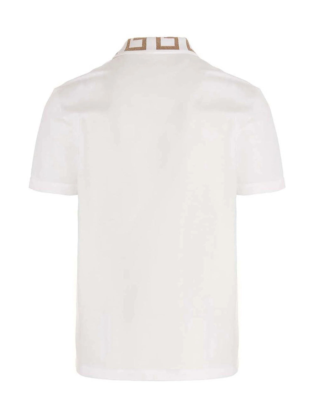 Versace White Cotton Polo Shirt - XXL