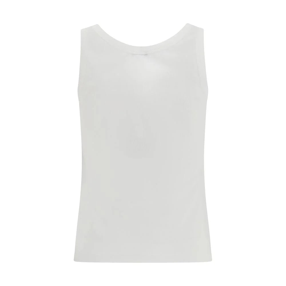 Versace White Cotton Top - IT42 | L