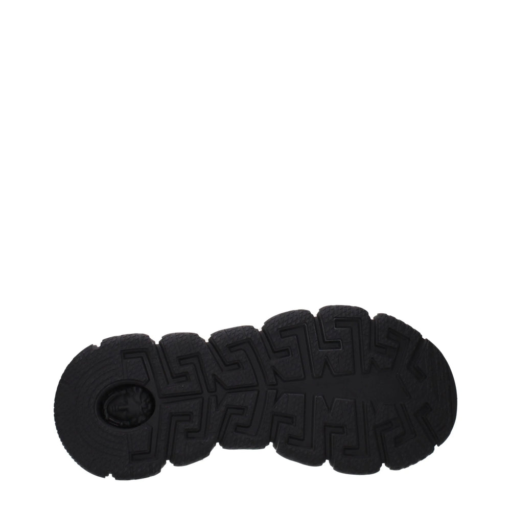 Versace White Fabric Athletic Sneakers