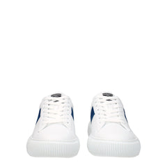 Versace White Leather Low Tops - EU40/US7