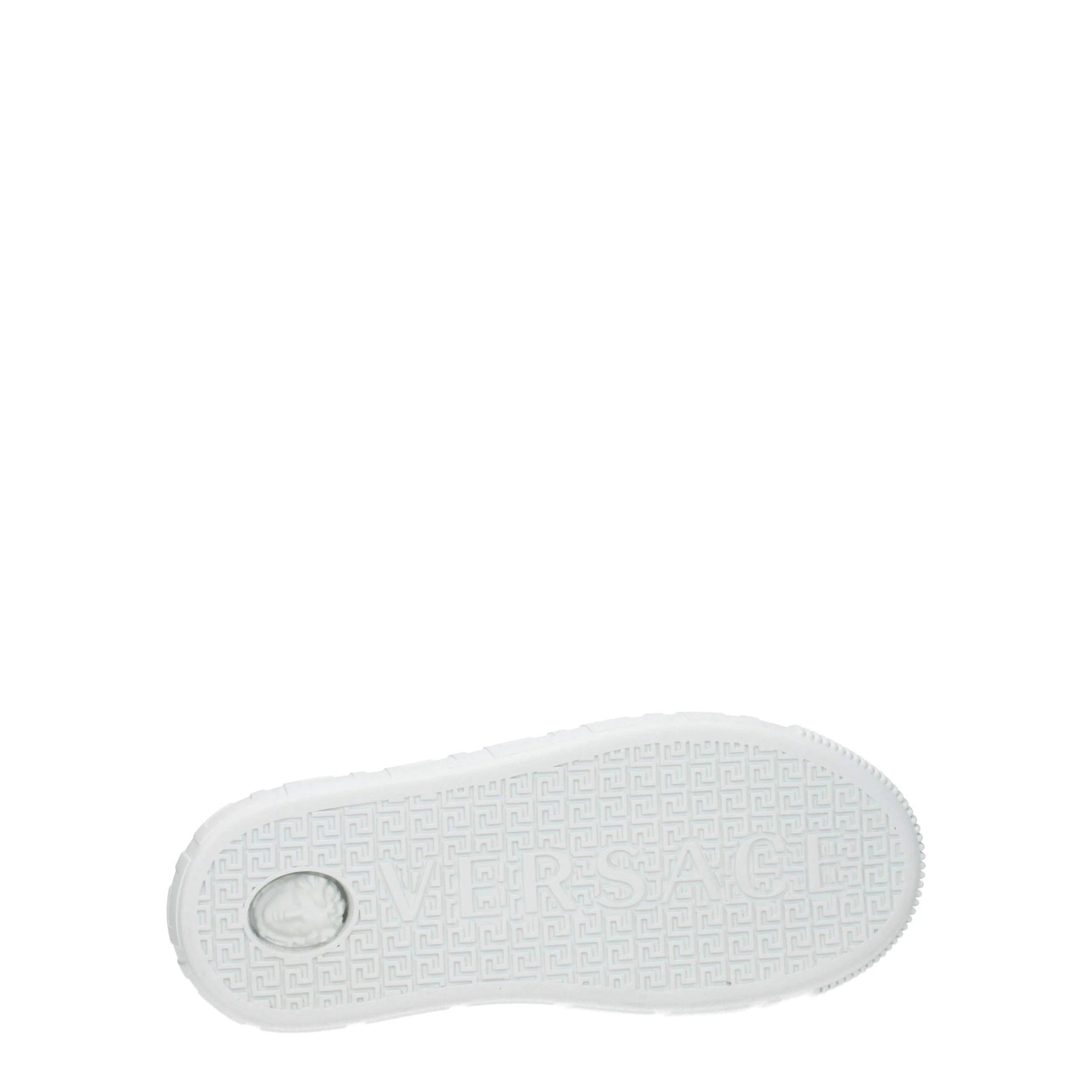 Versace White Leather Low Tops - Sneakers