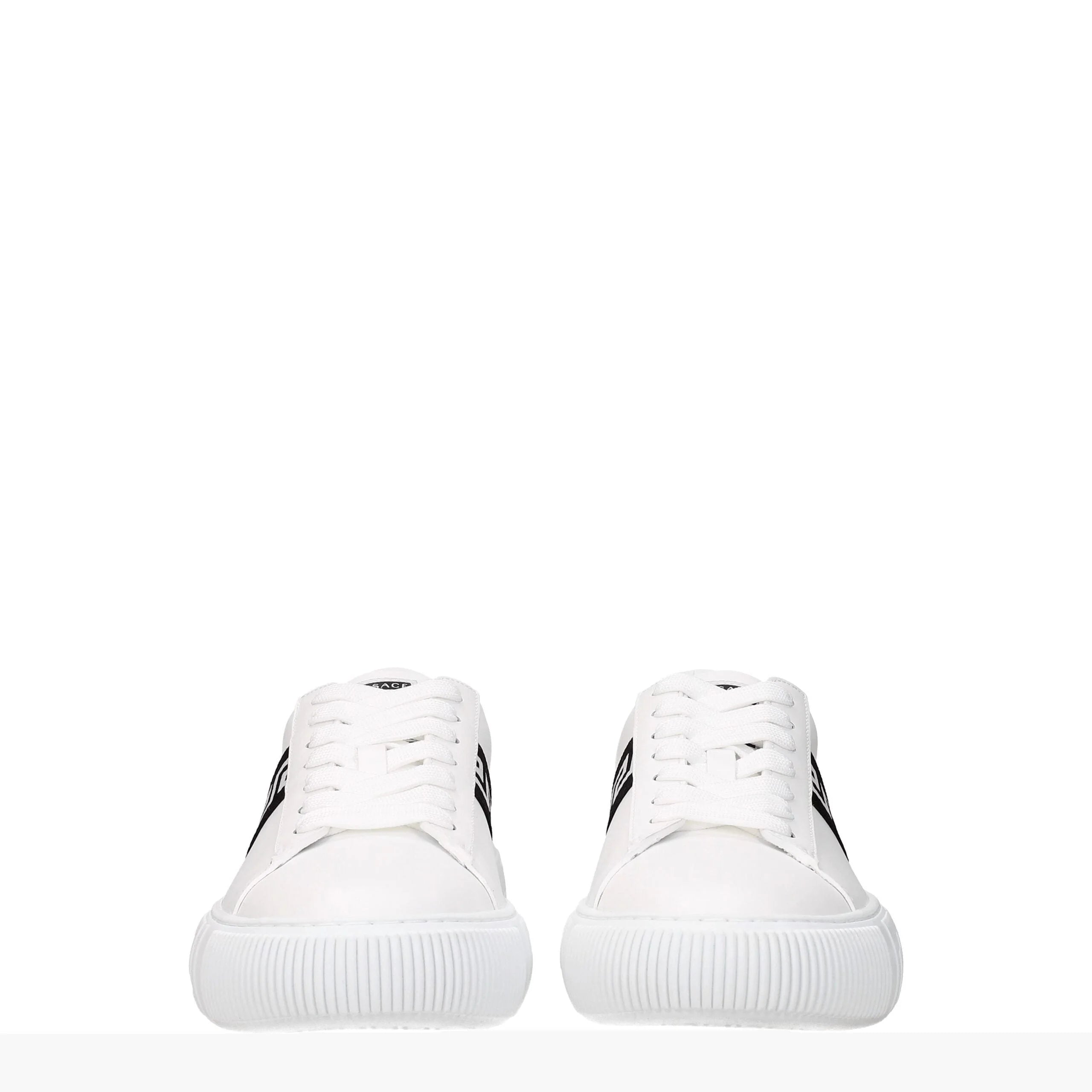Versace White Leather Sneakers - Sneakers