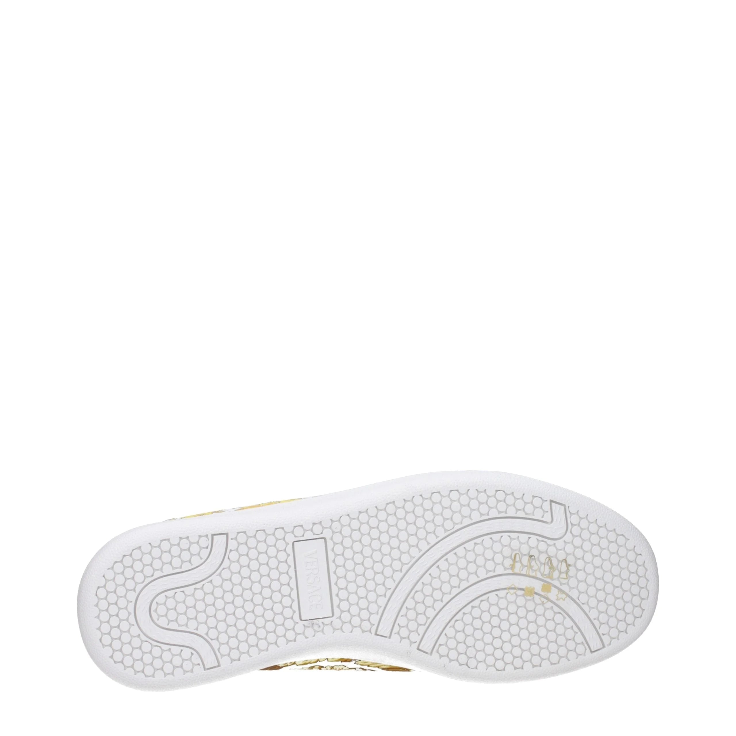 Versace White Leather Sneakers