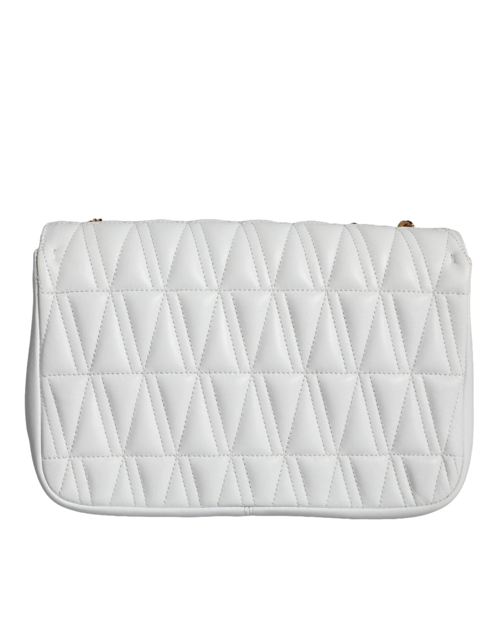 Versace White Mini Nappa Leather Crossbody Shoulder Bag - Cross Body Bags