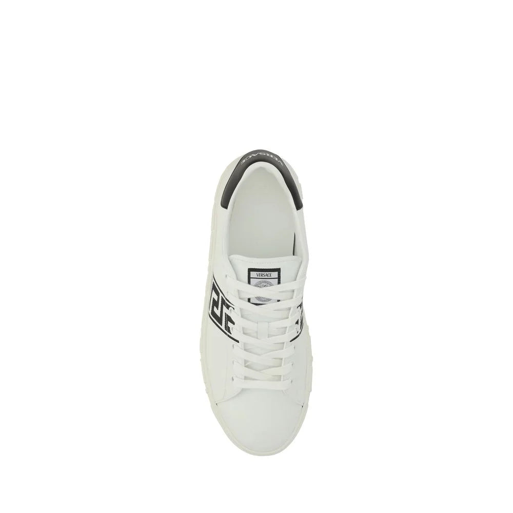Versace White Rubber Low Top Sneakers