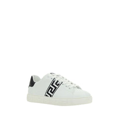 Versace White Rubber Low Top Sneakers