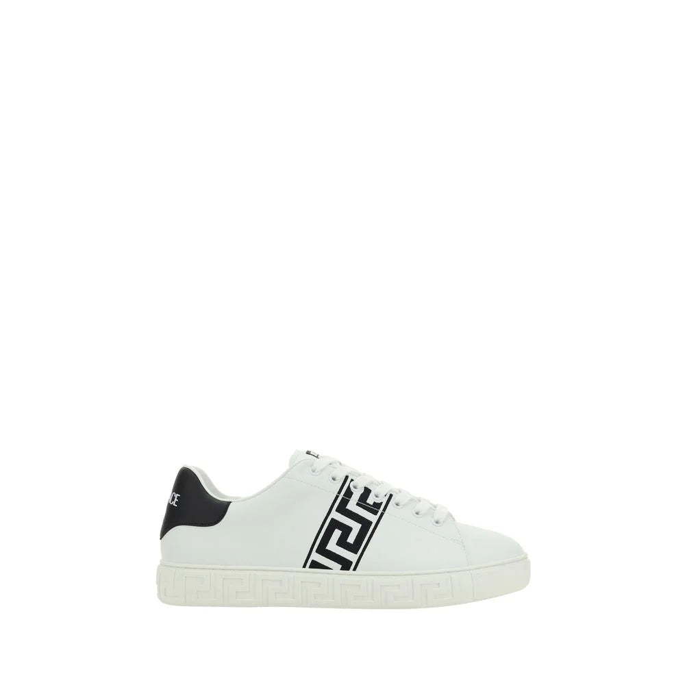 Versace White Rubber Low Top Sneakers