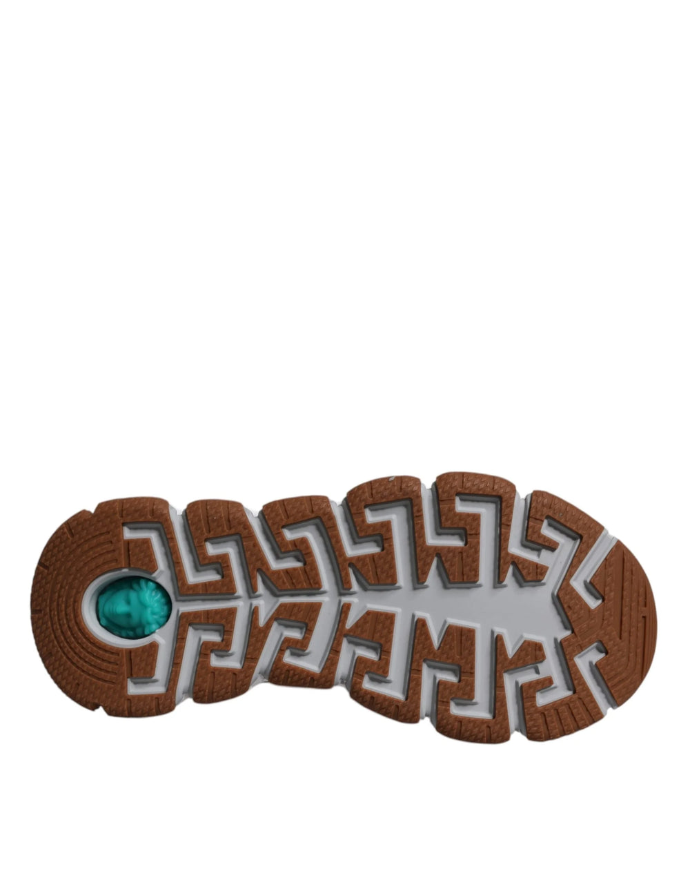 Versace White Trigreca Barocco Print Low Top Sneakers Shoes - Sneakers