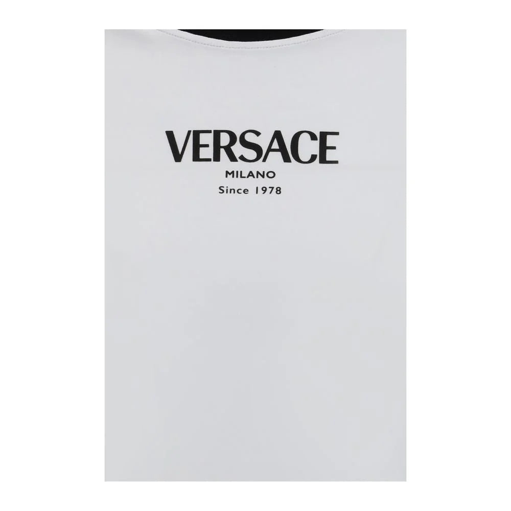 Versace White Viscose T-Shirt