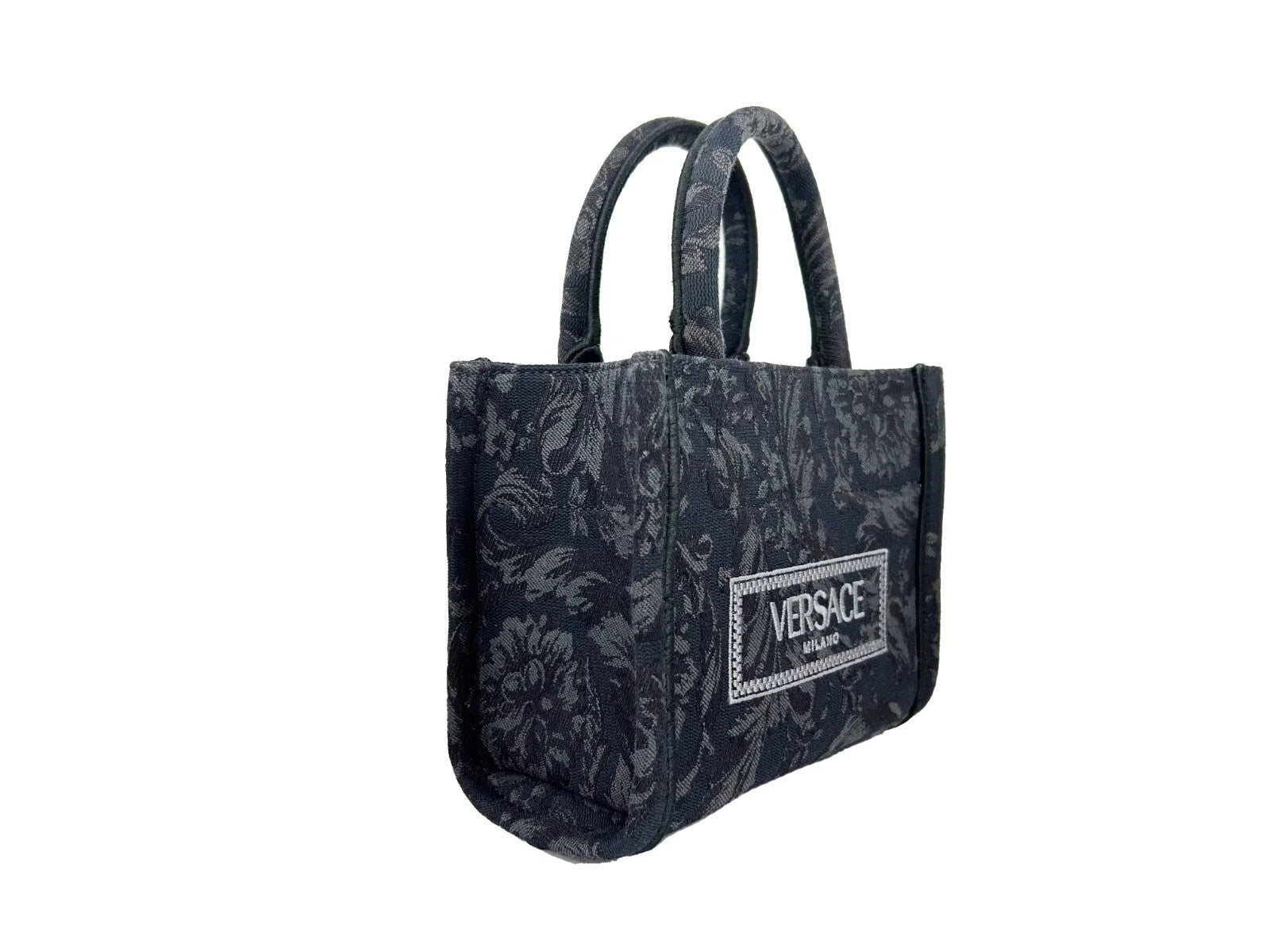 Versace Women’S ’Extra Small Athena’ Shopping Bag Black