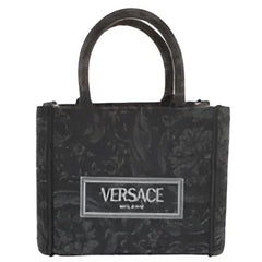 Versace Women’S ’Extra Small Athena’ Shopping Bag Black