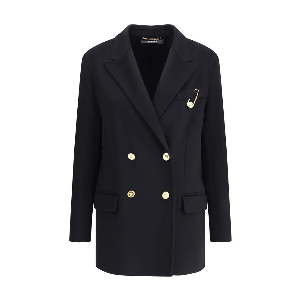 Versace Wool and cachemire Double-breasted Coat - IT38 | S