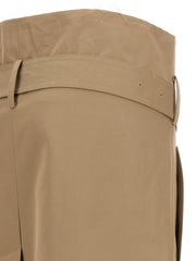 Vetements Beige Cotton Midi Skirt - M
