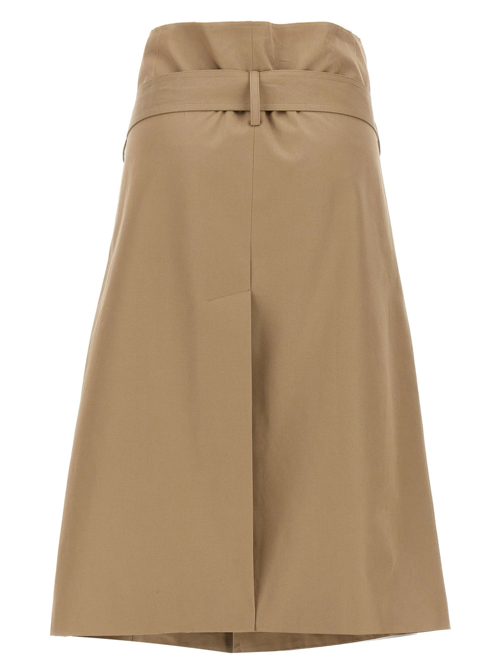 Vetements Beige Cotton Midi Skirt - M