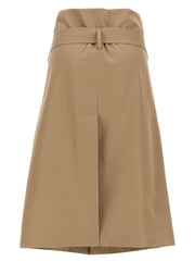 Vetements Beige Cotton Midi Skirt - M