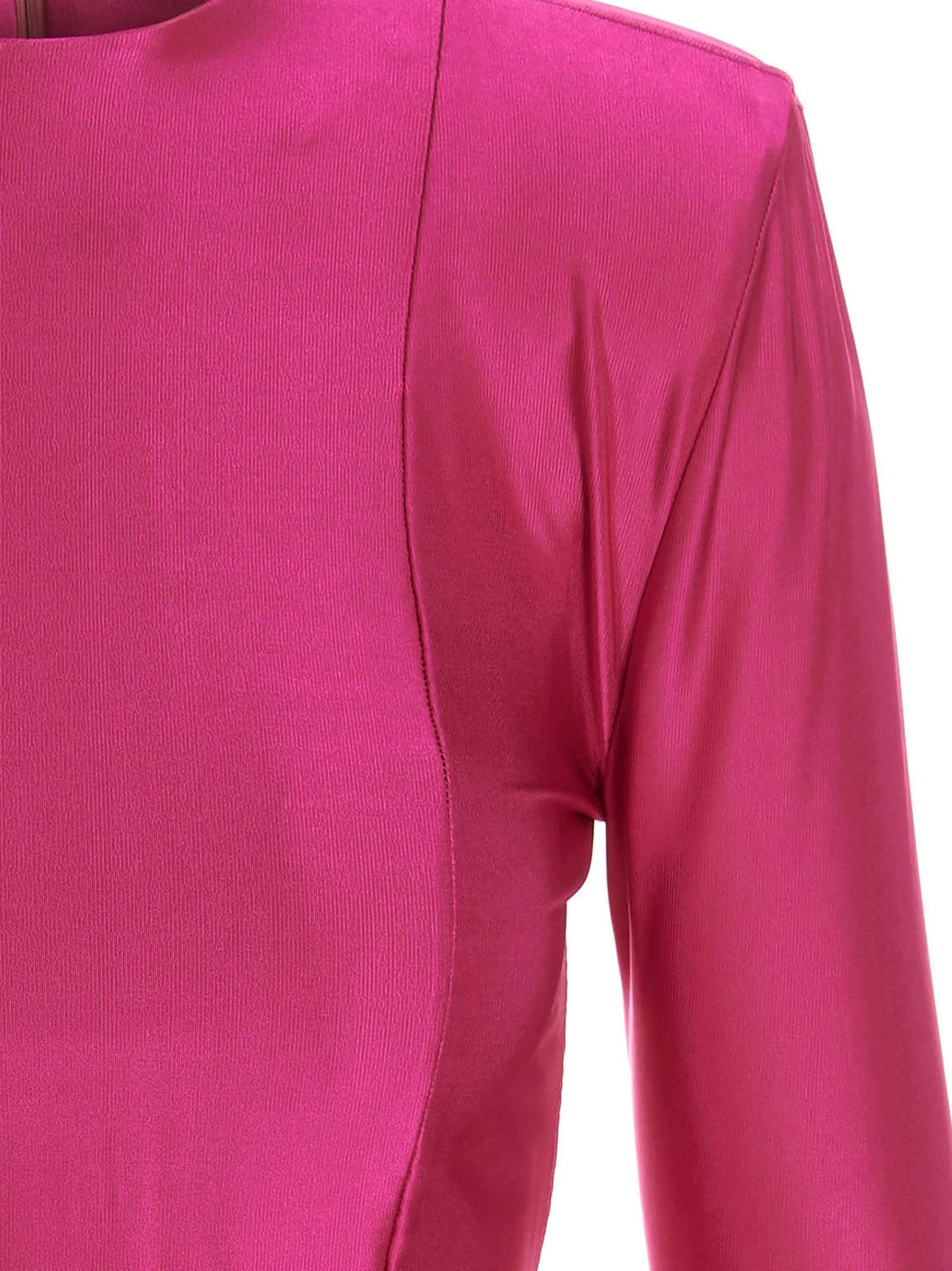 Vetements Fuchsia Viscose Short Dress - XS