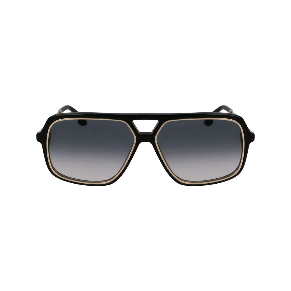Victoria Beckham Black Acetate Sunglasses
