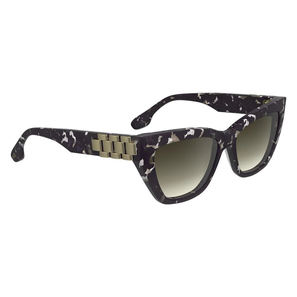 Victoria Beckham Black Acetate Sunglasses