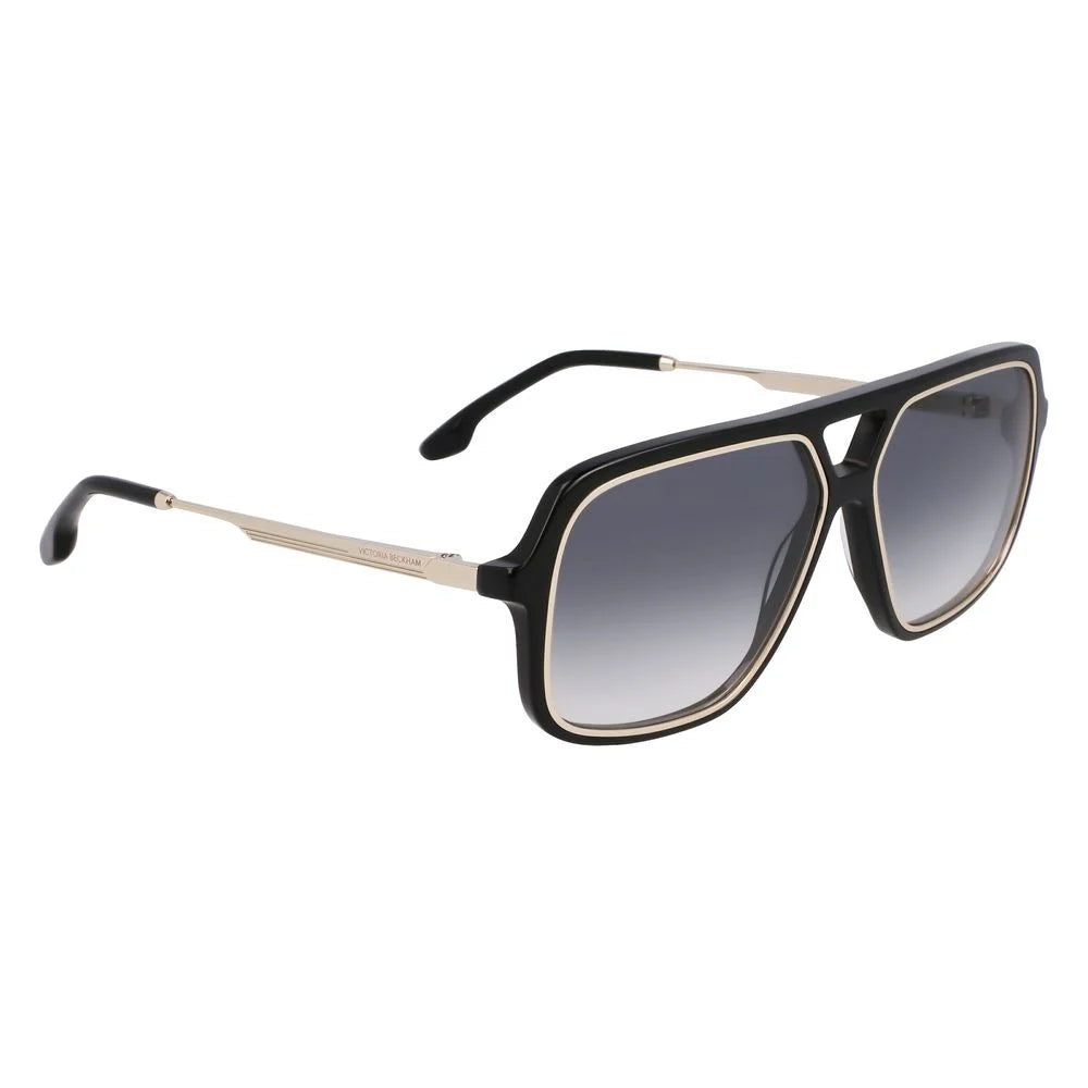 Victoria Beckham Black Acetate Sunglasses