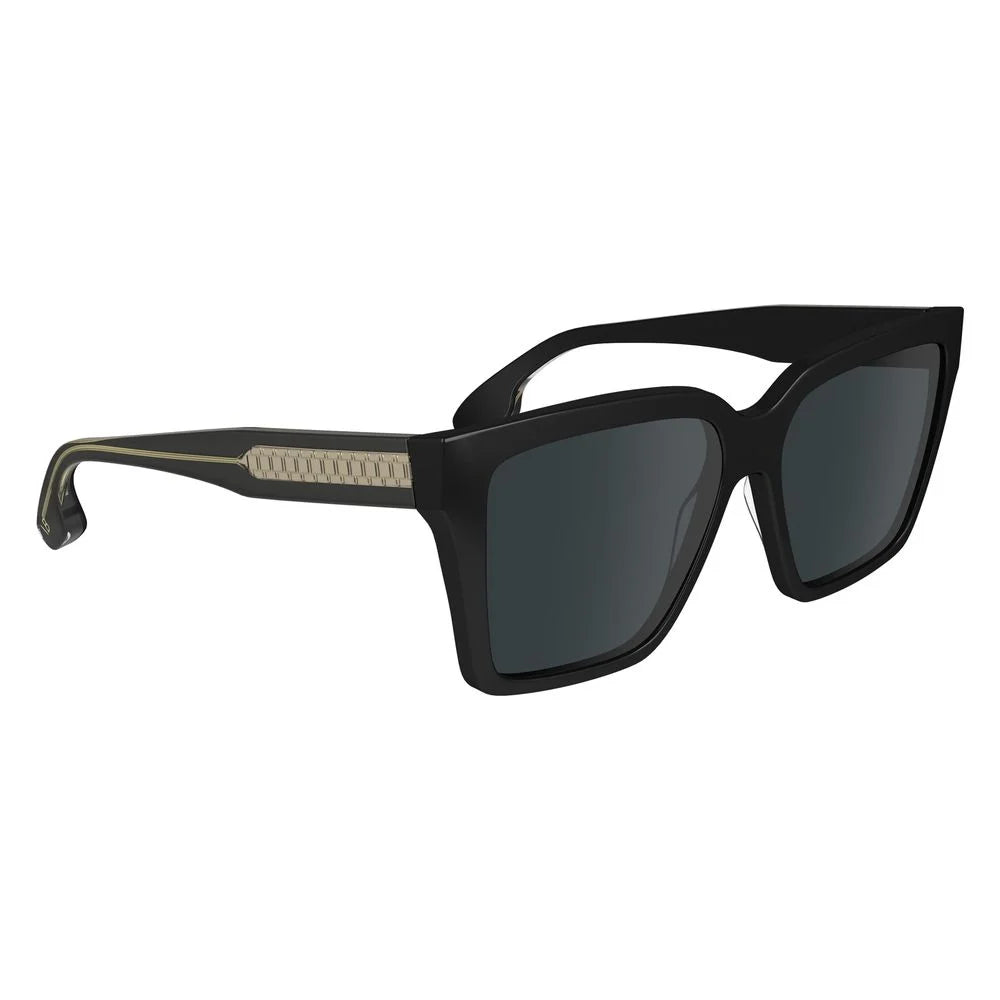 Victoria Beckham Black Acetate Sunglasses