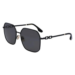 Victoria Beckham Black Metal Sunglasses