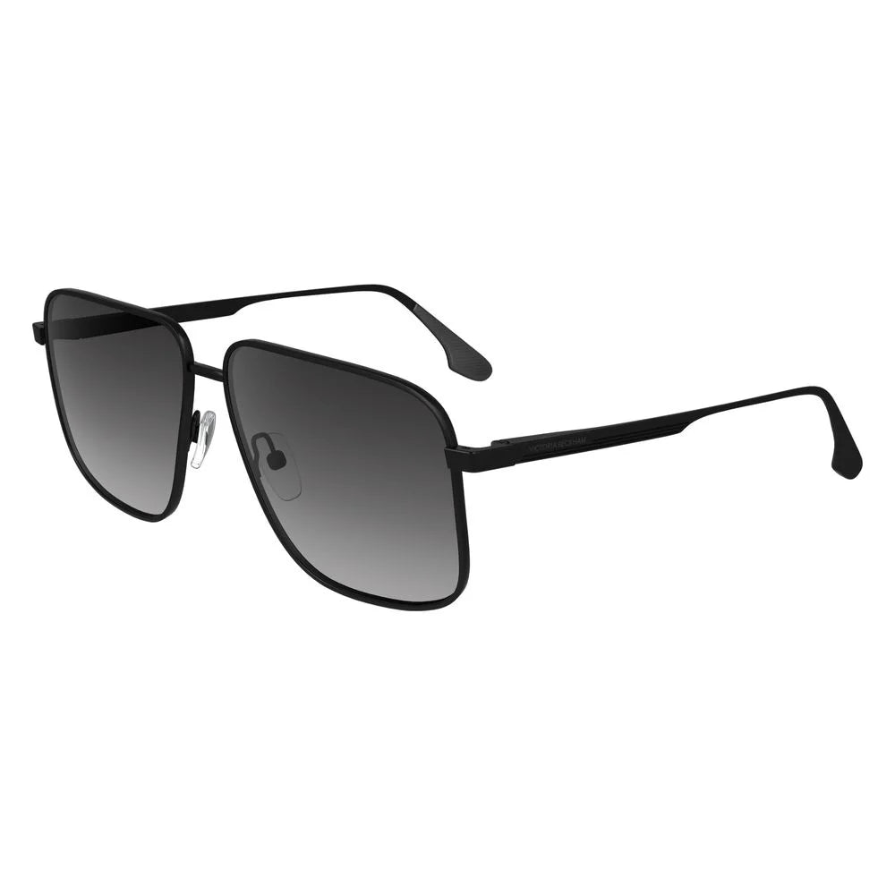 Victoria Beckham Black Metal Sunglasses