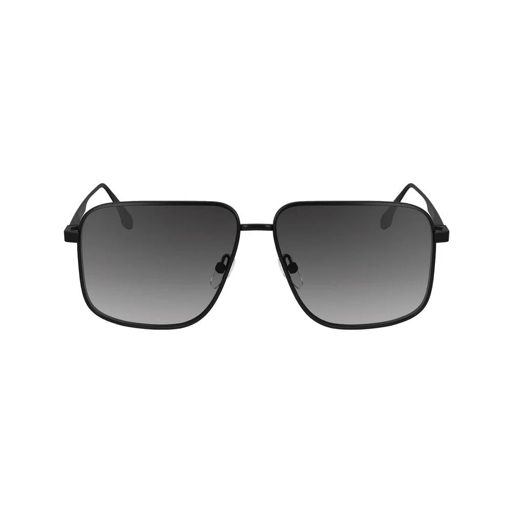 Victoria Beckham Black Metal Sunglasses