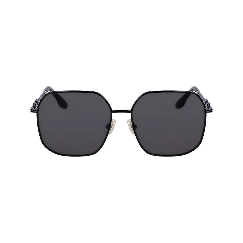 Victoria Beckham Black Metal Sunglasses