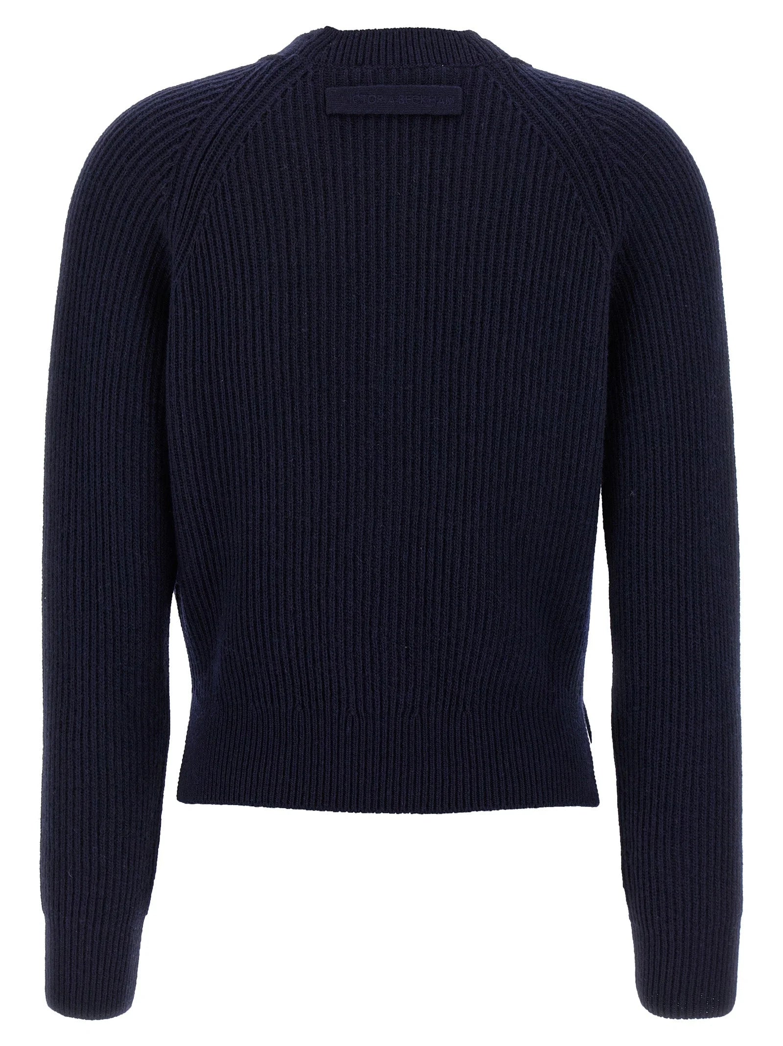 Victoria Beckham Blue Wool Cardigan - M
