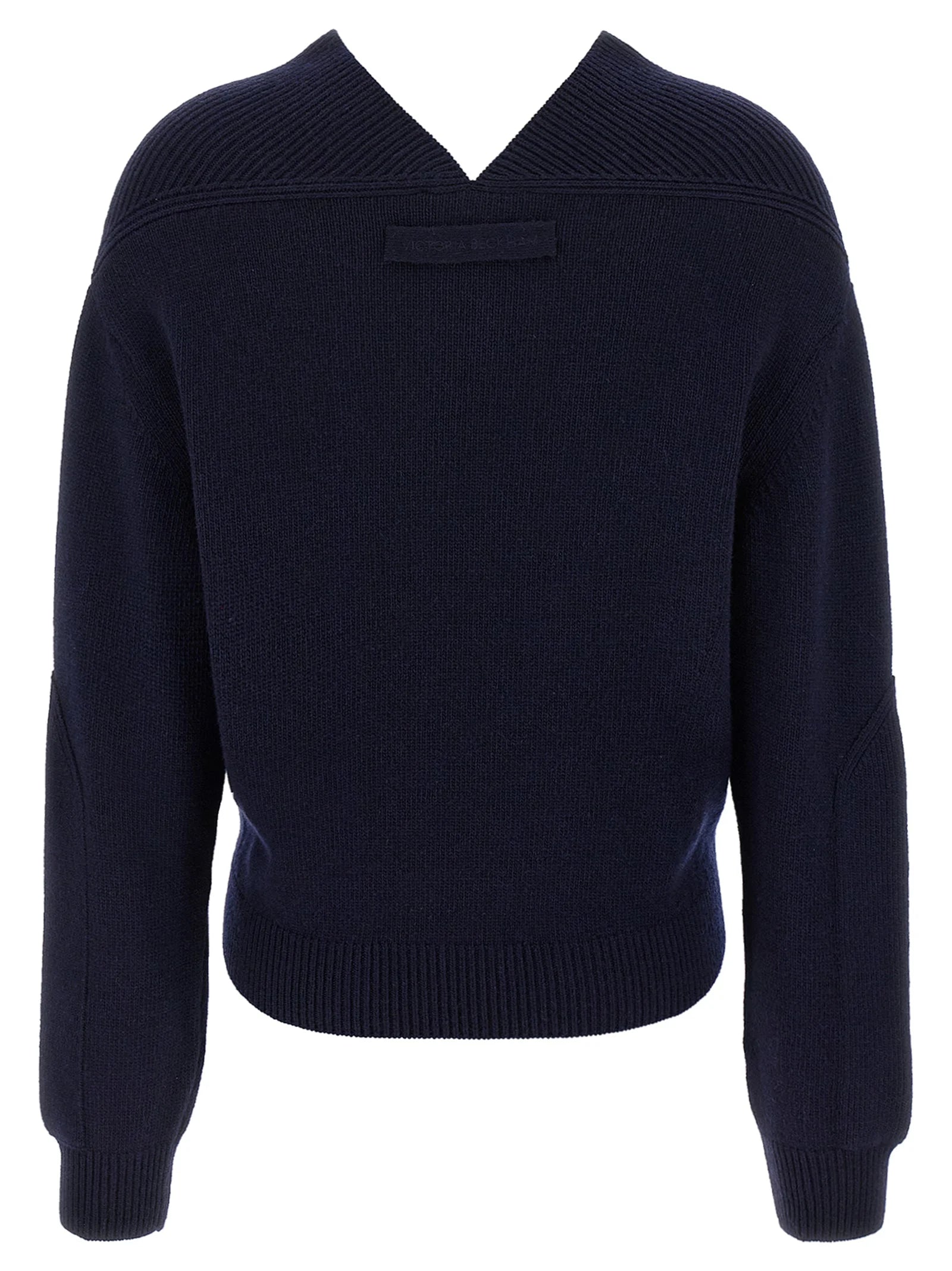 Victoria Beckham Blue Wool Cardigan - S