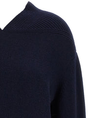 Victoria Beckham Blue Wool Cardigan - S
