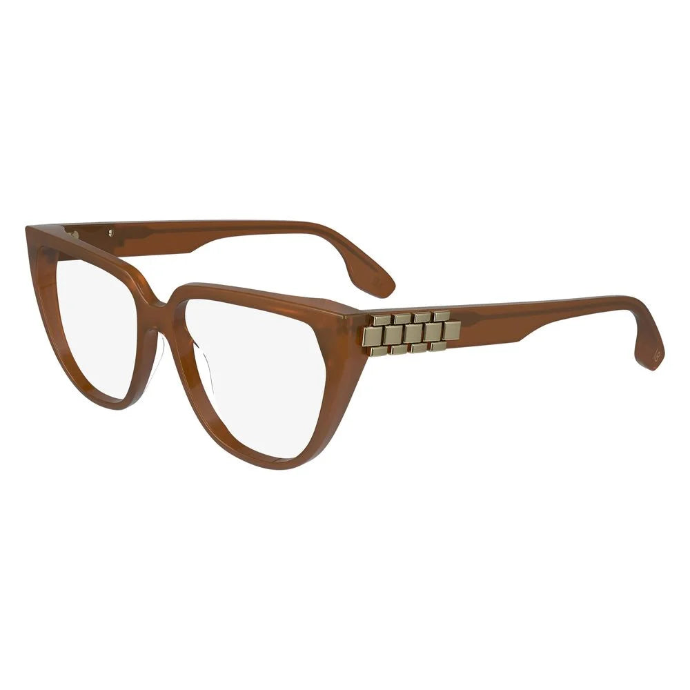 Victoria Beckham Brown Acetate Glasses (Frames)