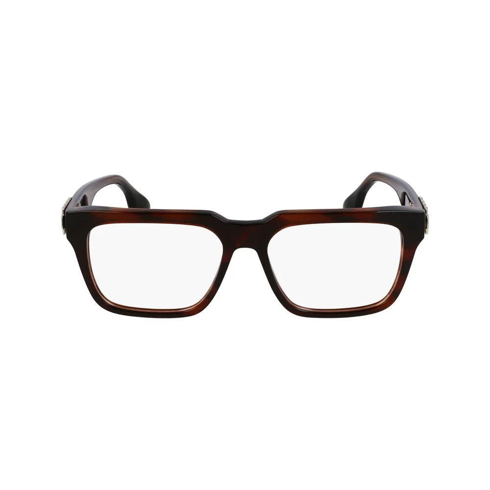Victoria Beckham Brown Acetate Glasses (Frames)