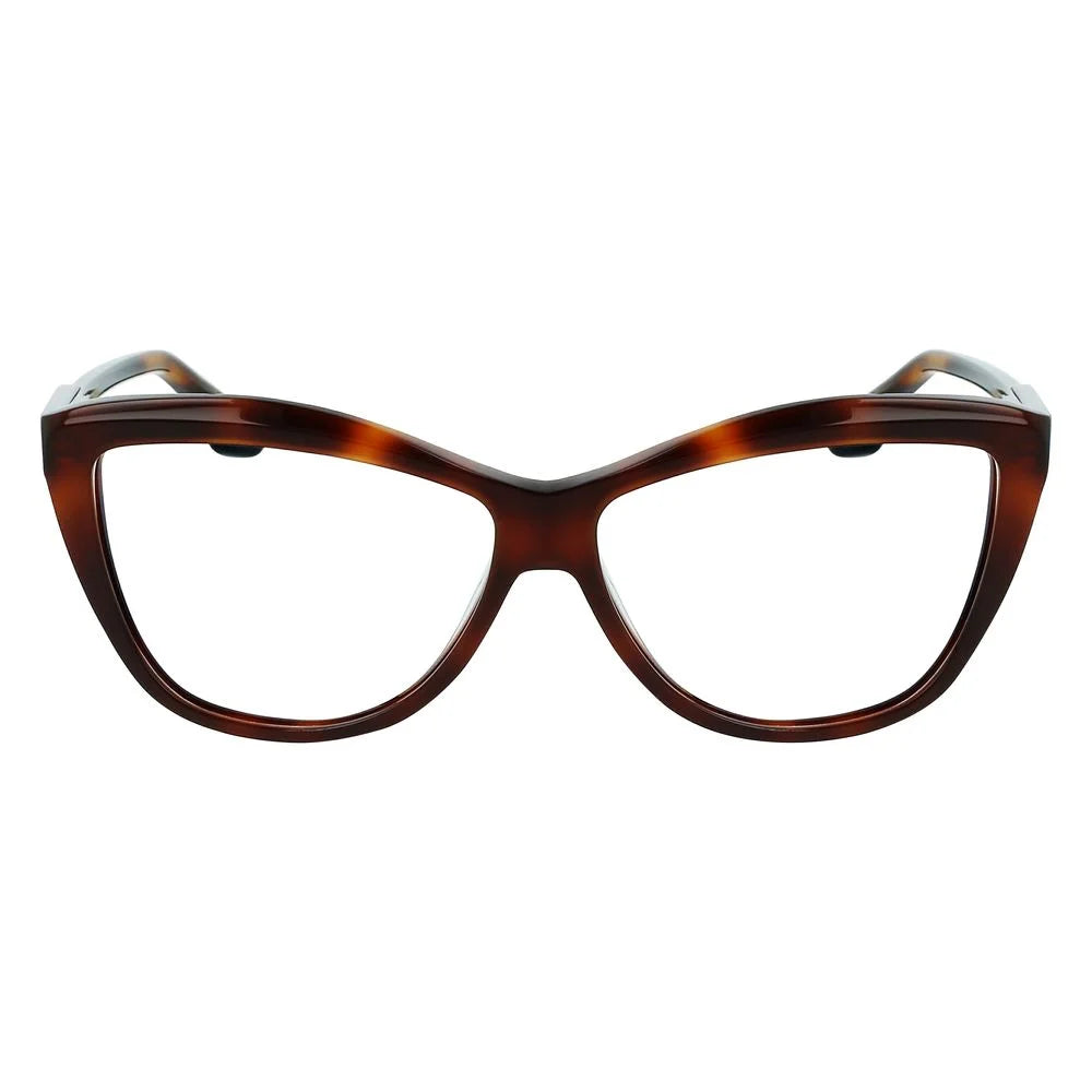 Victoria Beckham Brown Acetate Glasses (Frames)