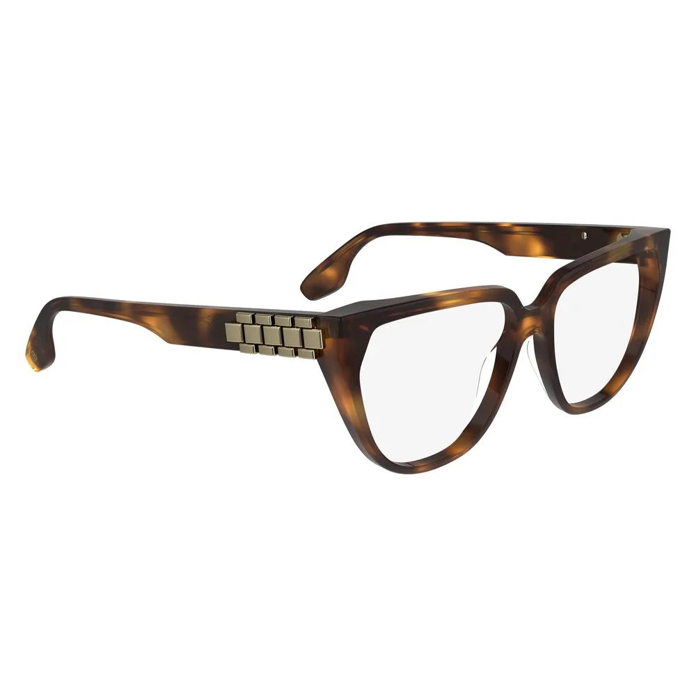 Victoria Beckham Brown Acetate Glasses (Frames)