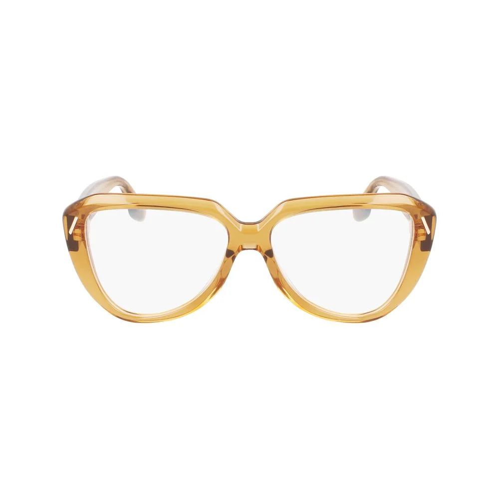 Victoria Beckham Brown Acetate Glasses (Frames)