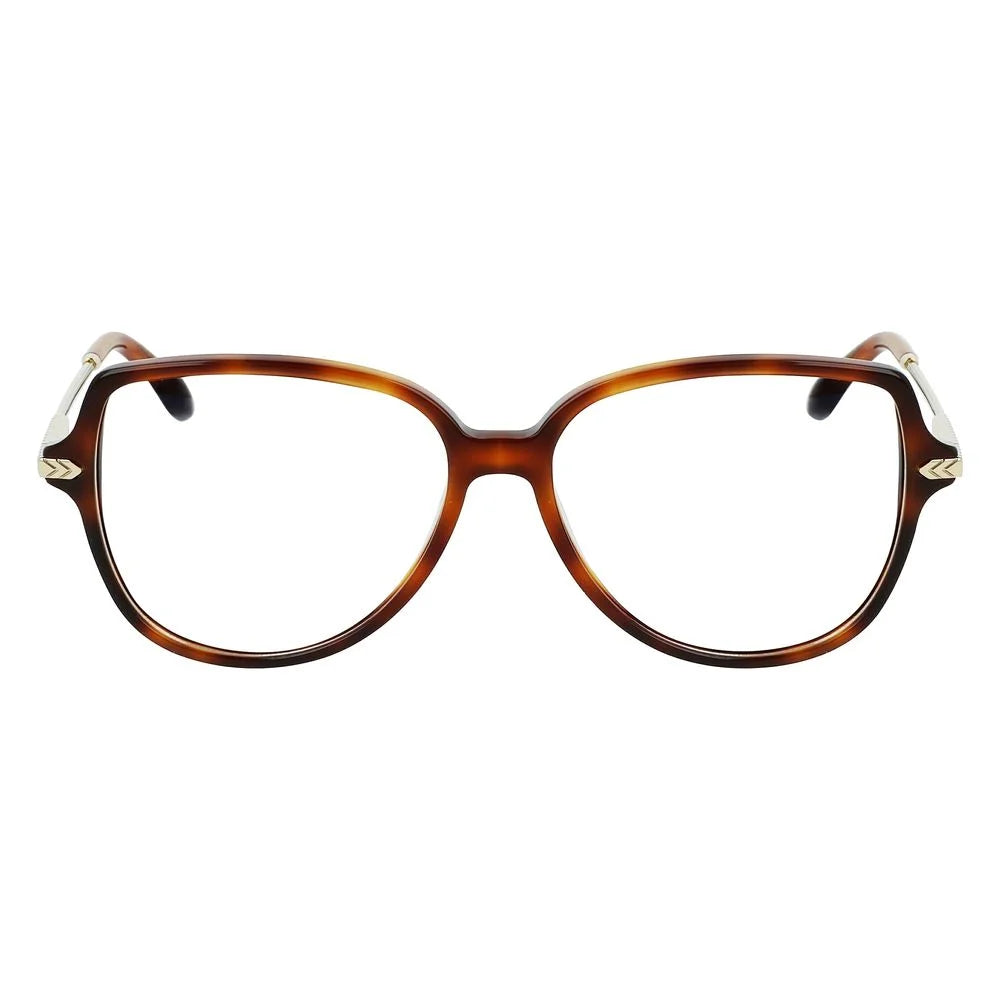 Victoria Beckham Brown Acetate Glasses (Frames)