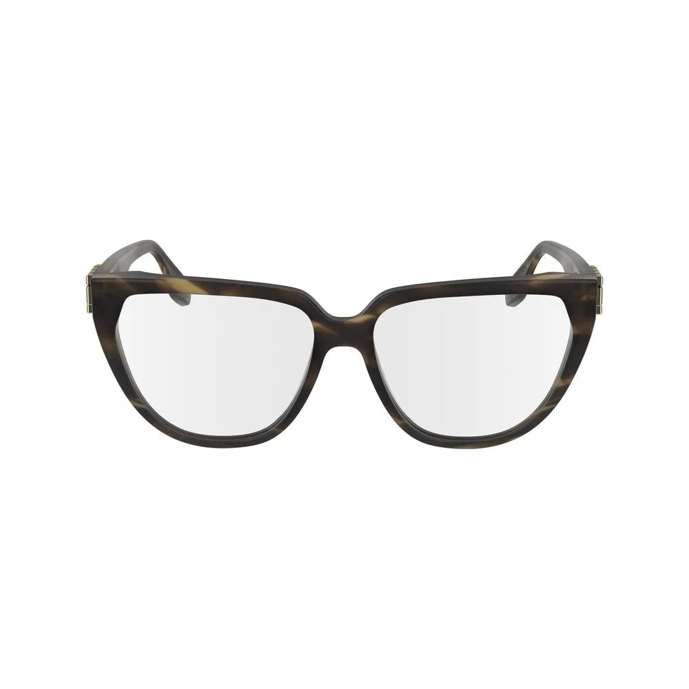 Victoria Beckham Brown Acetate Glasses (Frames)