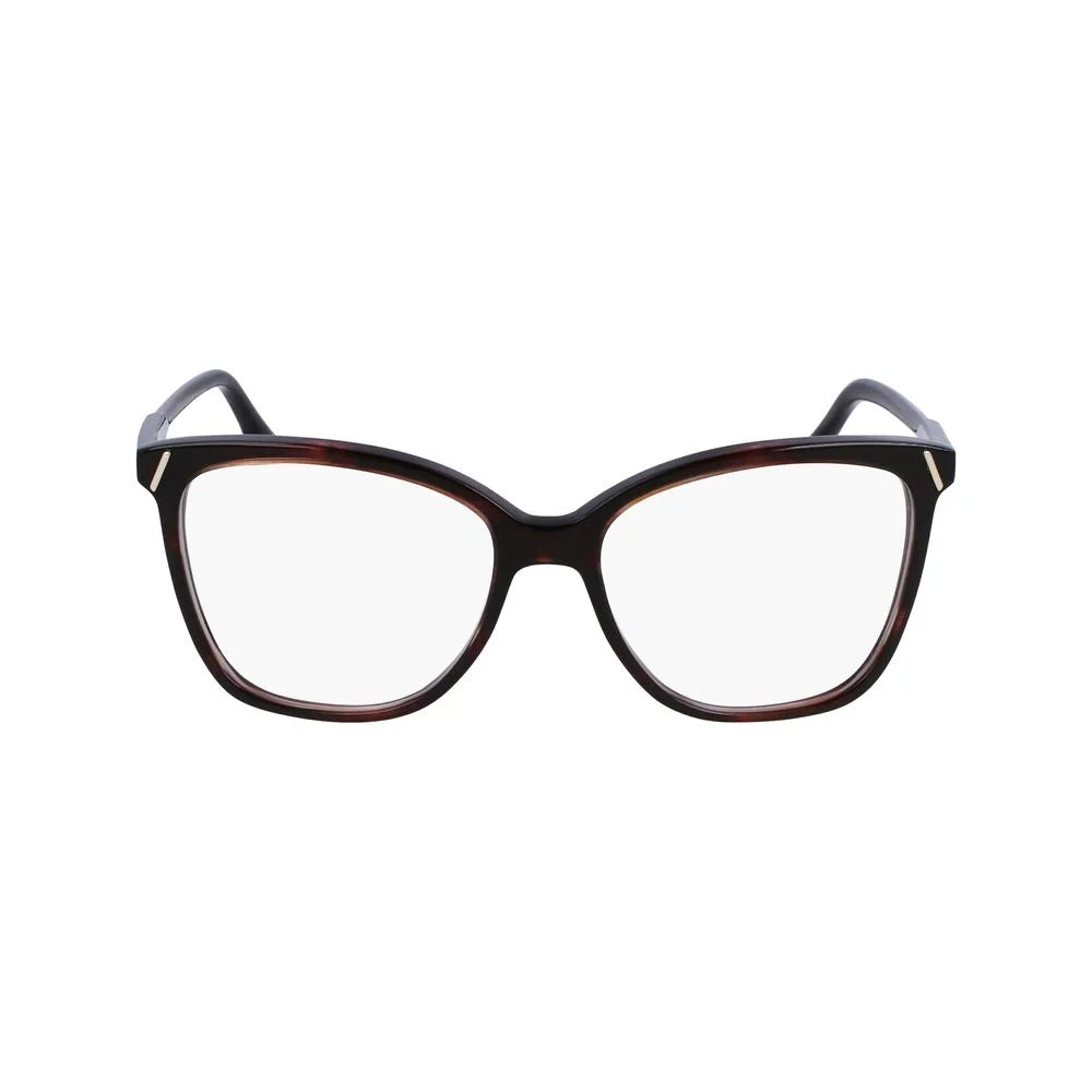 Victoria Beckham Brown Acetate Glasses (Frames)