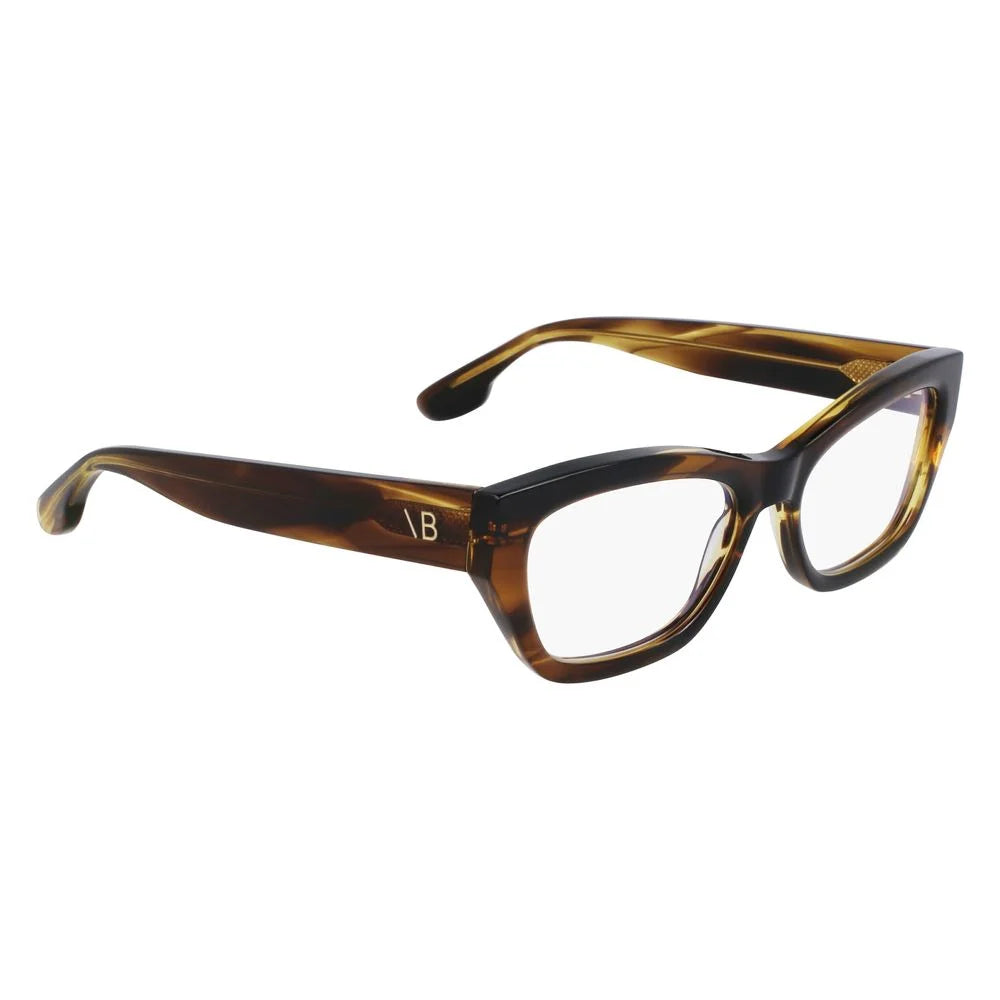 Victoria Beckham Brown Acetate Glasses (Frames) - Eyeglasses