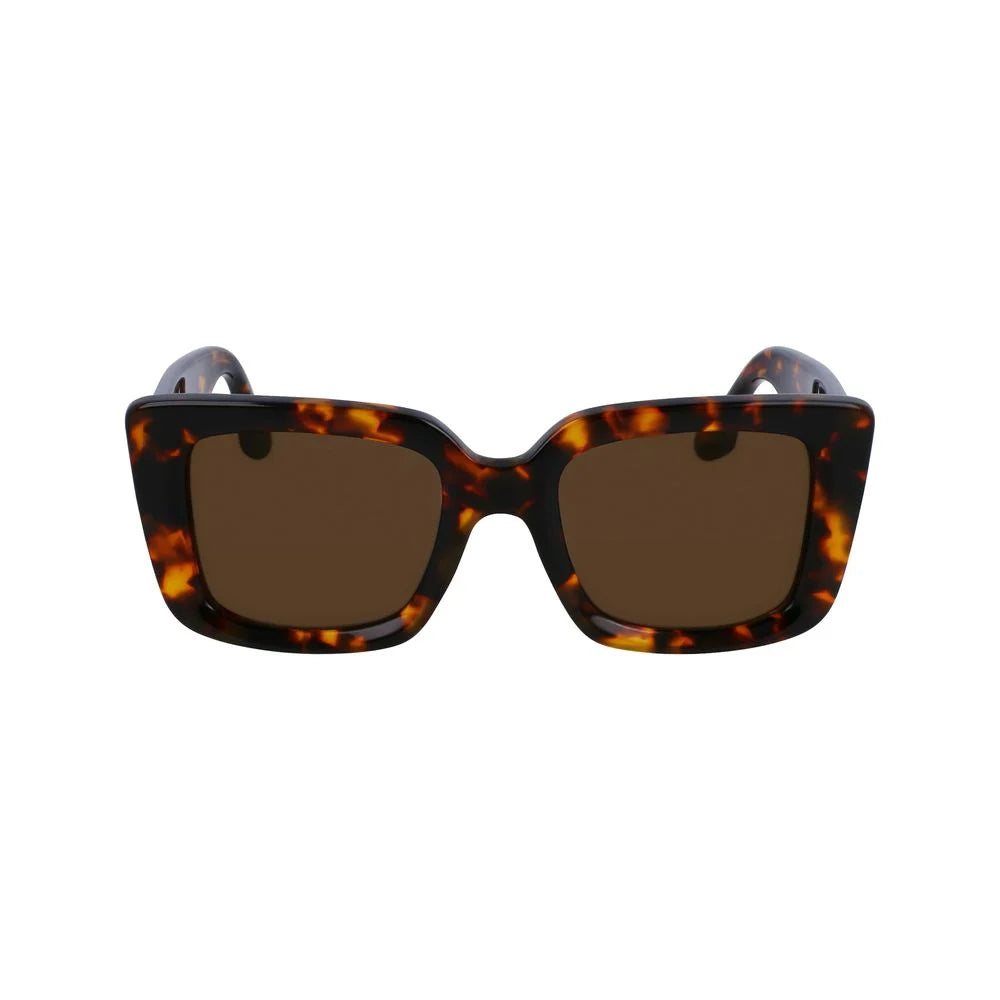 Victoria Beckham Brown Acetate Sunglasses