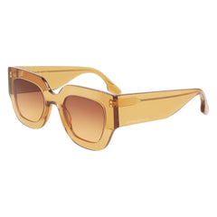 Victoria Beckham Brown Acetate Sunglasses