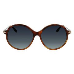 Victoria Beckham Brown Acetate Sunglasses