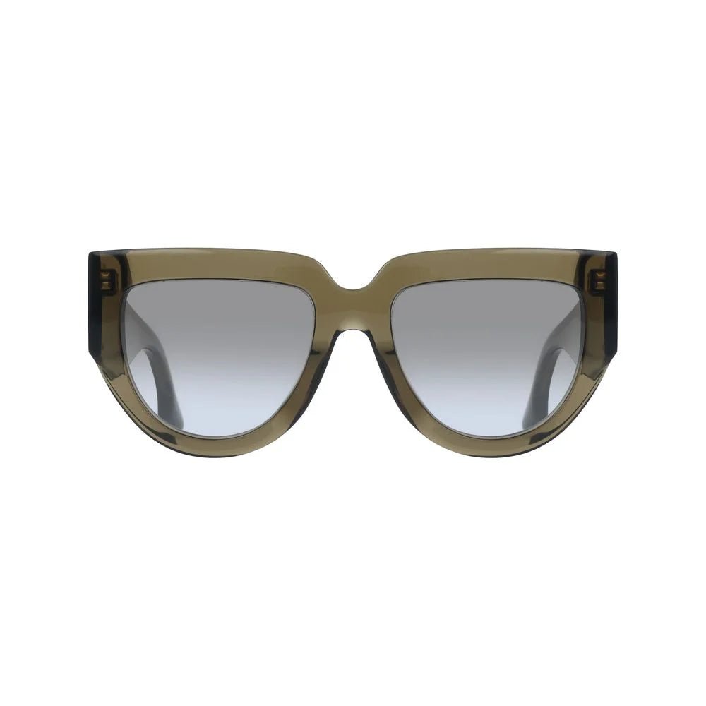 Victoria Beckham Brown Acetate Sunglasses