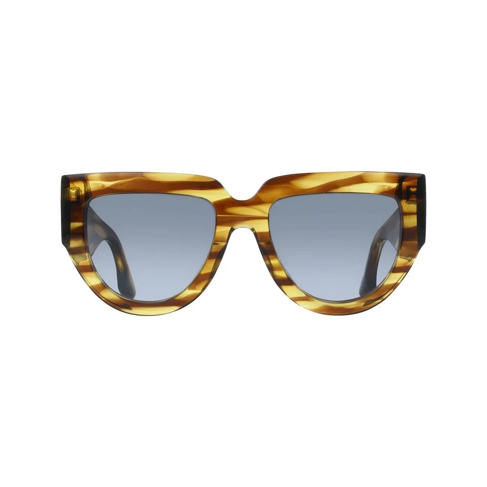 Victoria Beckham Brown Acetate Sunglasses