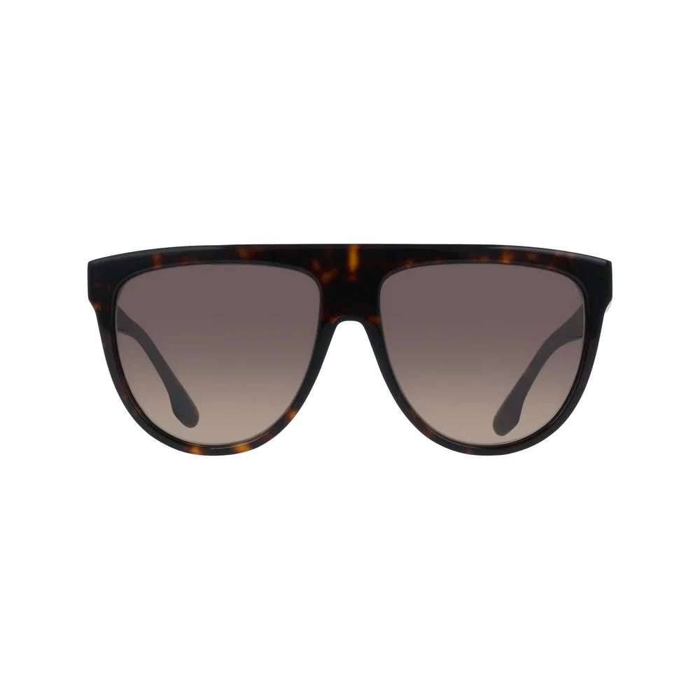Victoria Beckham Brown Acetate Sunglasses
