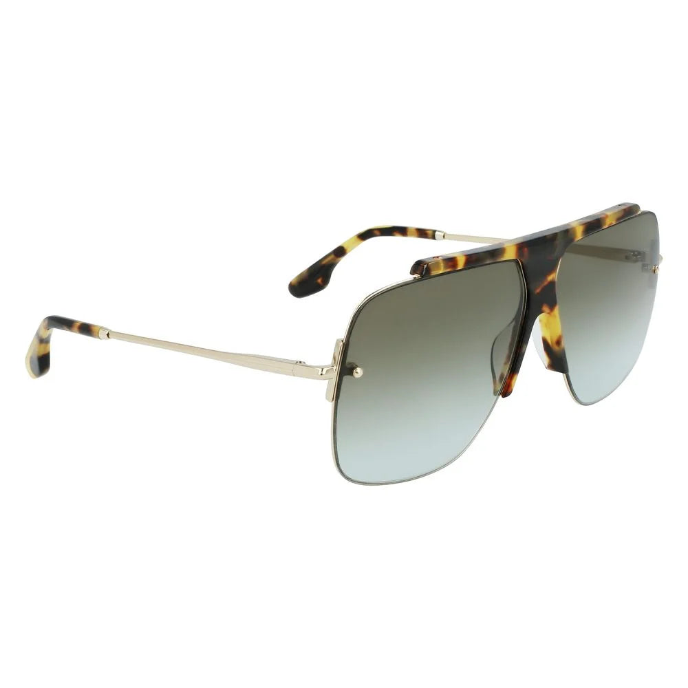 Victoria Beckham Brown Acetate Sunglasses