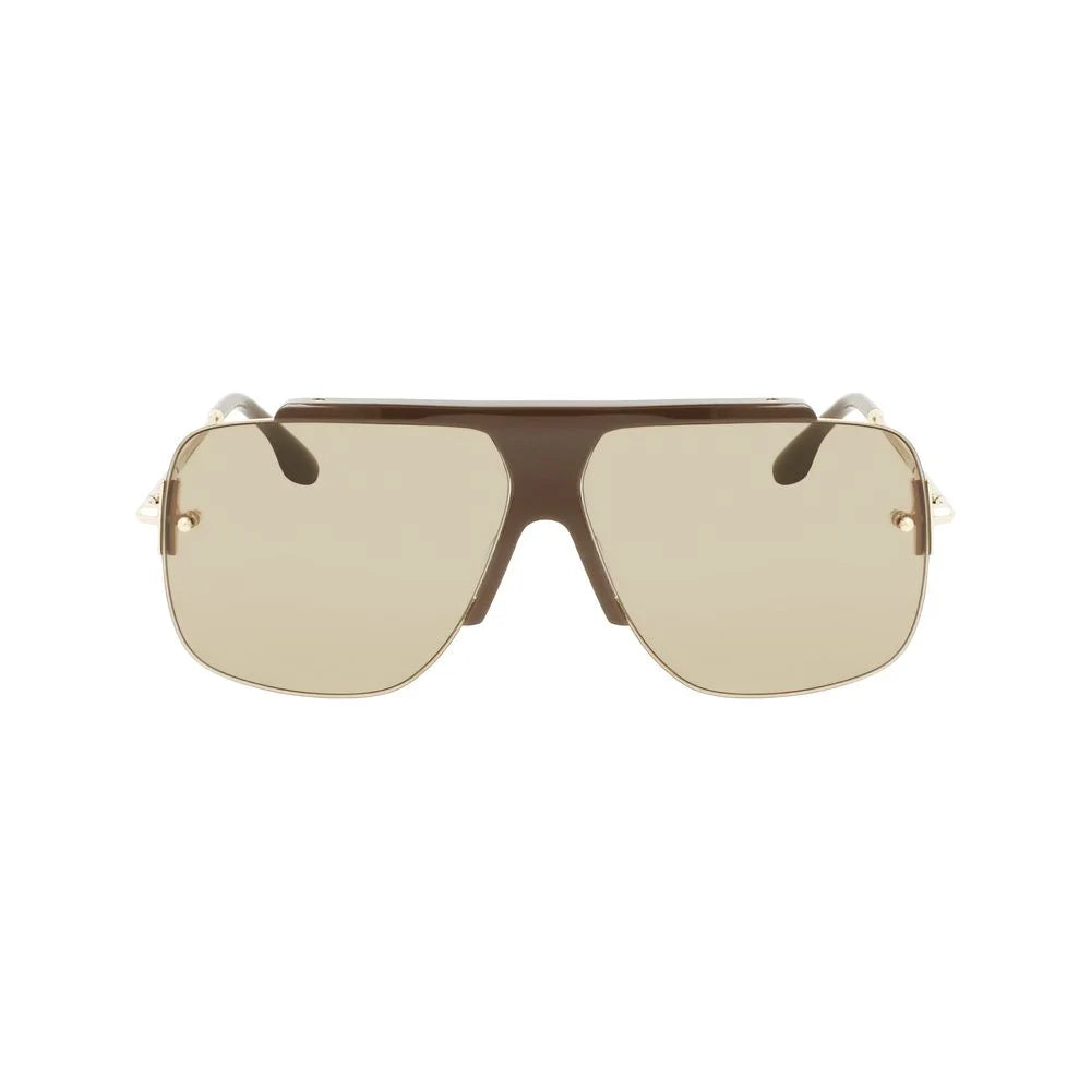Victoria Beckham Brown Acetate Sunglasses