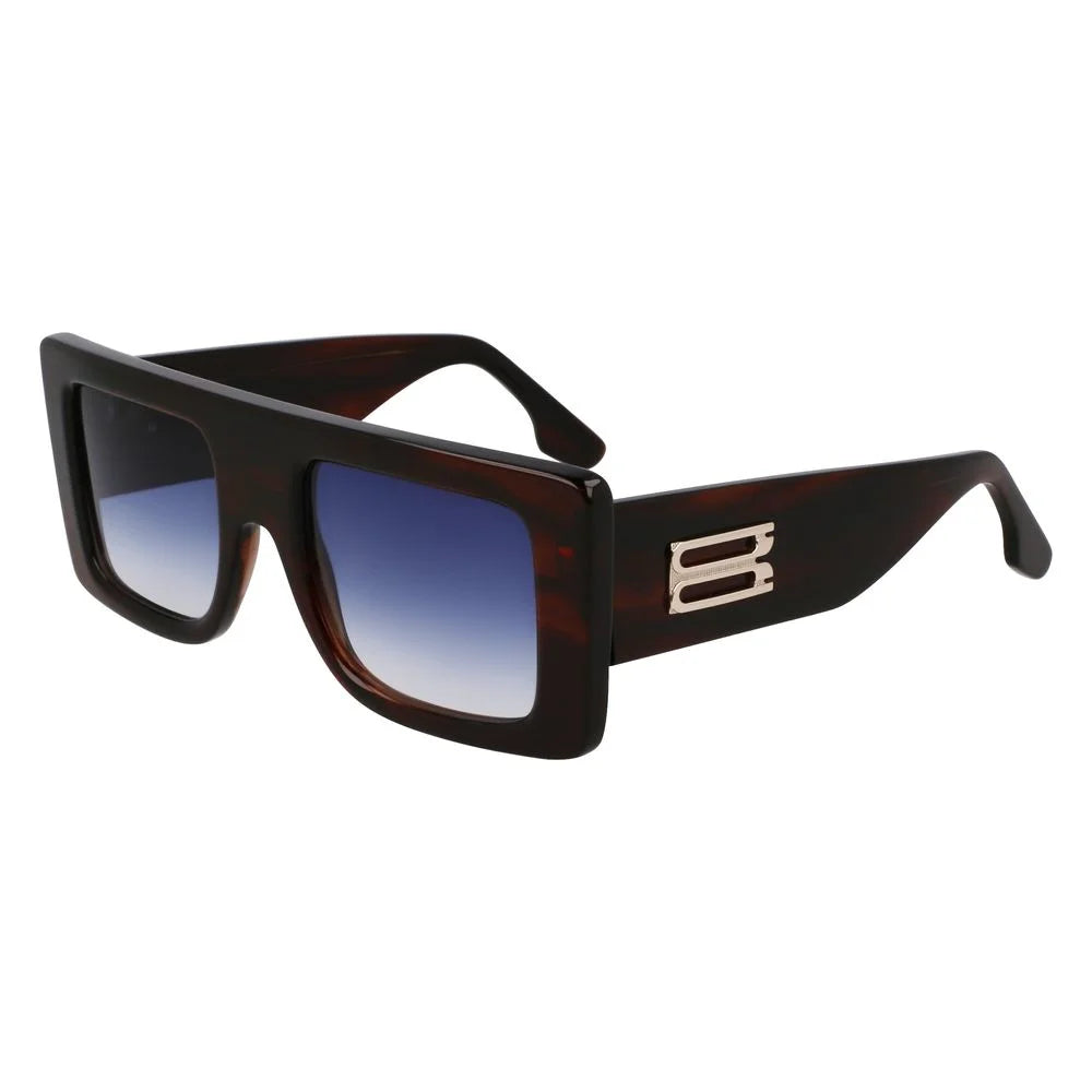 Victoria Beckham Brown Acetate Sunglasses